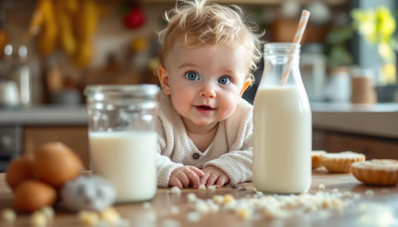 Babymelk van 0 tot 3 jaar: welke melk kiest u op welke leeftijd?